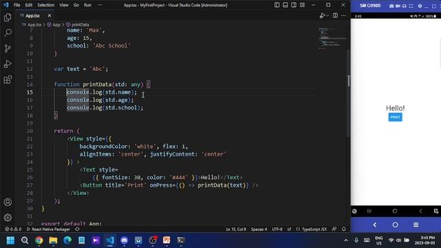React Native Mobile app development | Sinhala - සිංහලෙන් | #20 Interface - Typescript смотреть онлайн