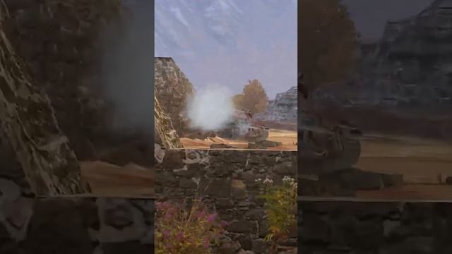 Успех в правильной позиции в Tanks Blitz #shorts смотреть онлайн