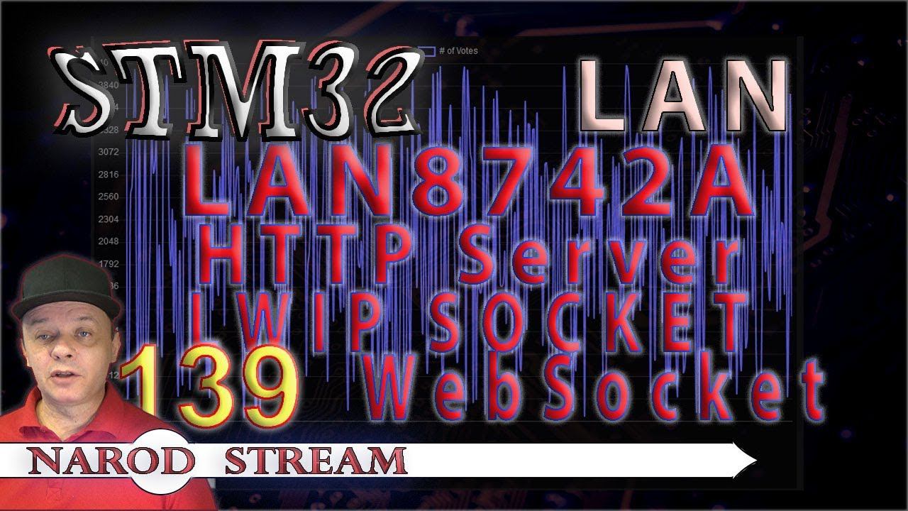 Программирование МК STM32. Урок 139. LAN8742A. LWIP. SOCKET. HTTP. WebSocket смотреть онлайн