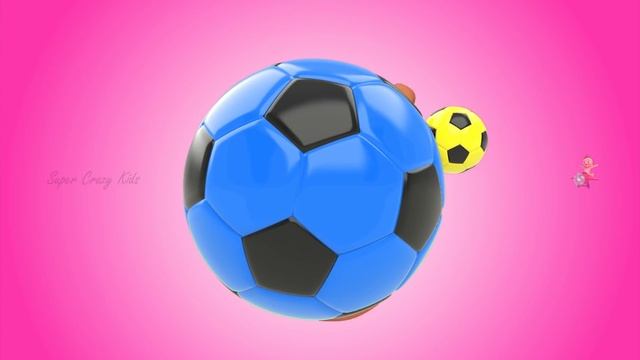 Baby Hammer 3D Soccer Balls Cars Toys to Learn Colors for Kids - Toddlers Learning Video смотреть онлайн