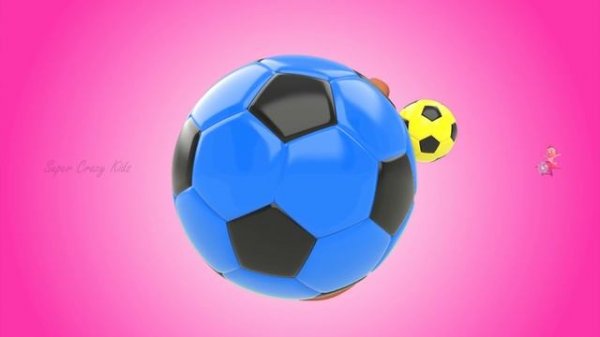 Baby Hammer 3D Soccer Balls Cars Toys to Learn Colors for Kids - Toddlers Learning Video