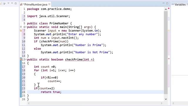 Java program to check if a number is Prime Number or Not | Java Interview Question and Answers смотреть онлайн