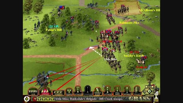Let's Play Sid Meier's Gettysburg! - CSA XI - The Baltimore Pike: High Water Mark смотреть онлайн