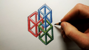Как нарисовать 3D Геометрические Фигуры