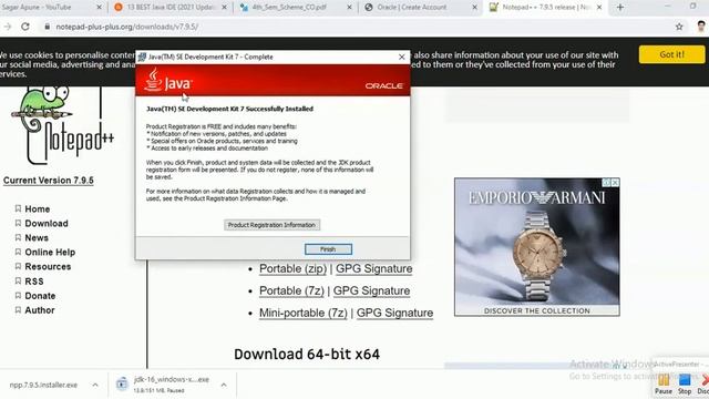 Java Installation and Execution in Marathi смотреть онлайн