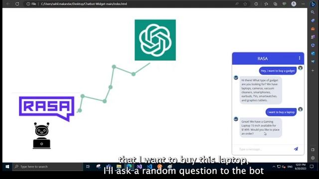 RASA Chatbot + ChatGPT Demo: Advanced Product Search | Experimental POC for E-commerce Domain смотреть онлайн