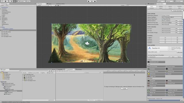 Adventure Creator 2D Game Tutorial: Scene Set up and Character Creation: Unity 5.0 смотреть онлайн