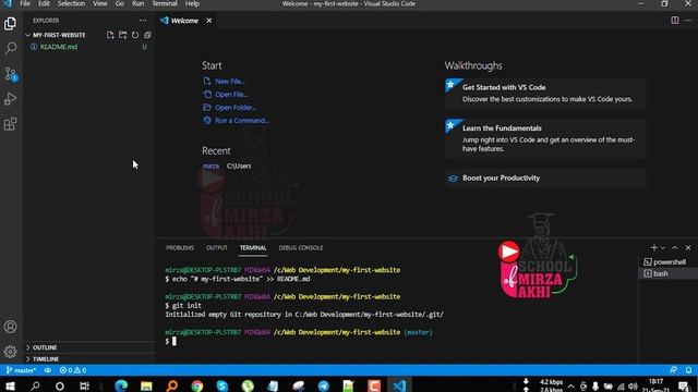 How to GIT INIT, ADD, COMMIT, SET ORIGIN, PUSH | GIT COMMANDS | খুব সহজেই GIT বেসিক কমান্ড শিখুন। смотреть онлайн