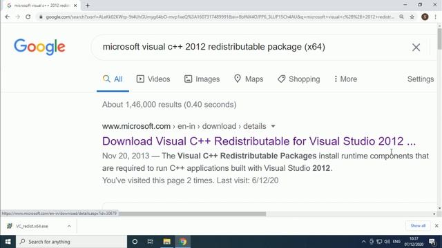 The Code Execution cannot Proceed because MSVCR110.dll was not found.......... :: WAMP Server Error смотреть онлайн