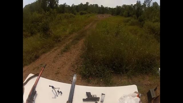Shooting Стрельба с мосин нагант (mosin), Байкал Иж27 ( Baikal IZH 27 ), пистолет Springfield 9mm