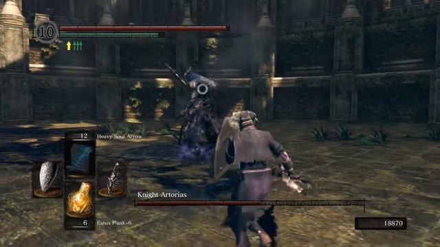 Dark Souls Remastered - Knight Artorias boss fight смотреть онлайн