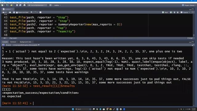 testthat docs: Reporters, Parallel Tests, & testthat 3e (pkgcreationdocs01) смотреть онлайн