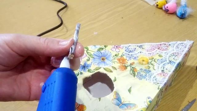 Скворечник декоративный. Поделка своими руками. смотреть онлайн