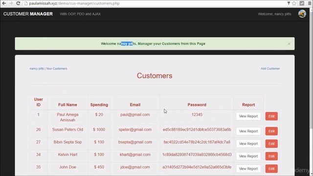 Building Database Web App PHP | OOP | PDO | AJAX | MySQL - learn MySQL смотреть онлайн