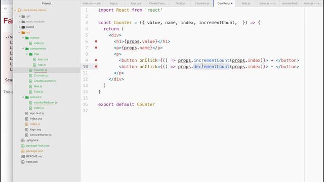 14 React Redux destructuring props смотреть онлайн
