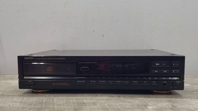 Vintage Denon DCD-910 Single Compact Disc CD Player Demo смотреть онлайн
