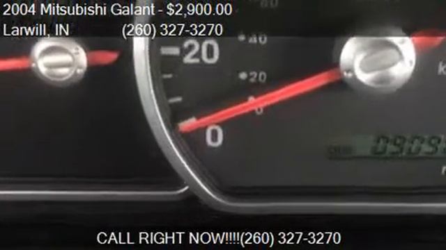 2004 Mitsubishi Galant ES 4dr Sedan for sale in Larwill, IN смотреть онлайн