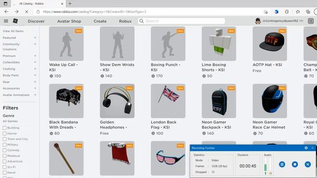 FREE ACCESSORIES! HOW TO GET Golden Headphones & AOTP Hat! (ROBLOX KSI EVENT) смотреть онлайн