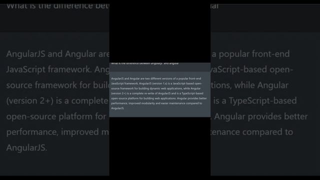 What is the Difference Between AngularJS and Angular? | AngularJS vs Angular Explained смотреть онлайн
