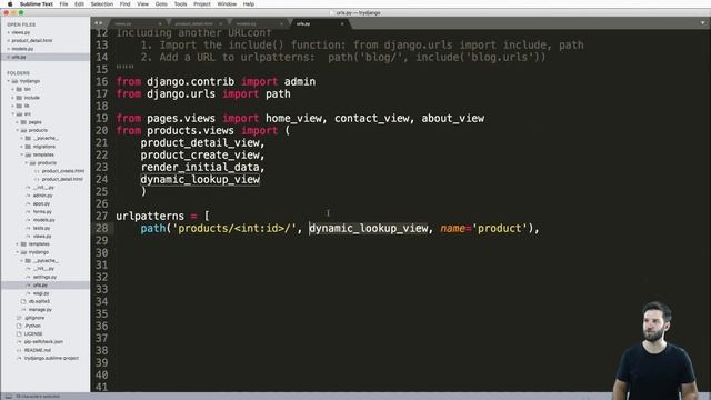 Try DJANGO Tutorial - 29 - Dynamic URL Routing смотреть онлайн