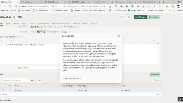 Oracle APEX Automations : Automation Settings & Source [3] with English subtitle смотреть онлайн
