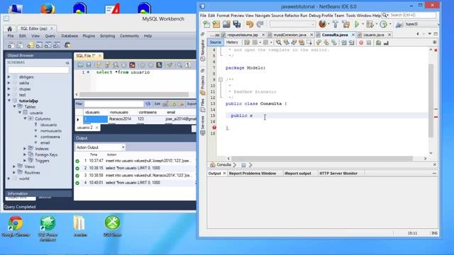Consulta JSP desde MYSQL 1 смотреть онлайн