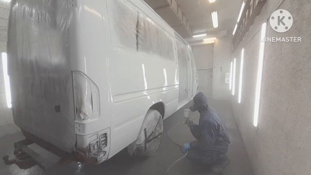 Покраска Мерседес Спринтер. смотреть онлайн