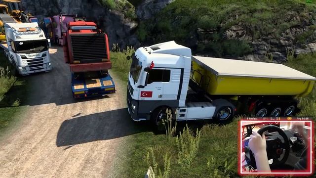 TRAFİK DERDİNE SON !!! BAN YER MİYİZ ? @oguzhankaplan ETS 2 MP Kirkenes Maden Yolu [ Logitech G29 ] смотреть онлайн