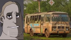 Воронежский автобус До и После, но это Нейросеть!