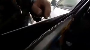 Toyota Harrier снятие молдинга/ бархотки стекла