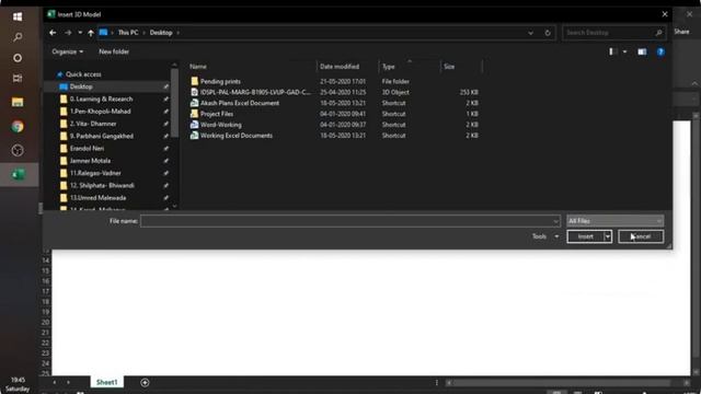 how to import 3D object in Excel file Spreadsheet in excel 2019 смотреть онлайн