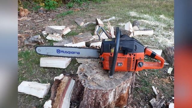 Бензопила Husqvarna 61 смотреть онлайн
