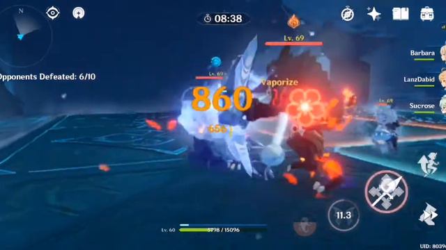 Tried 60 fps in my phone | Genshin Impact смотреть онлайн