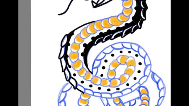 Bite size learn to draw #9 snake смотреть онлайн