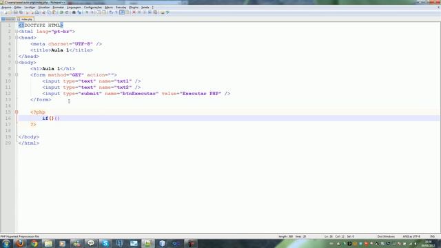 Aula 1 - PHP смотреть онлайн