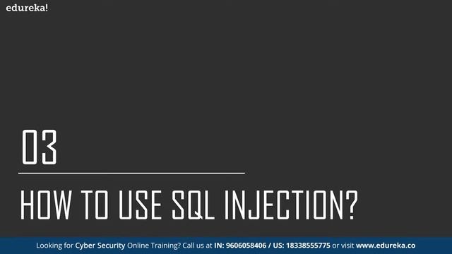 SQL injection | SQL Injection Attack Tutorial | Cybersecurity Training | Edureka Rewind смотреть онлайн