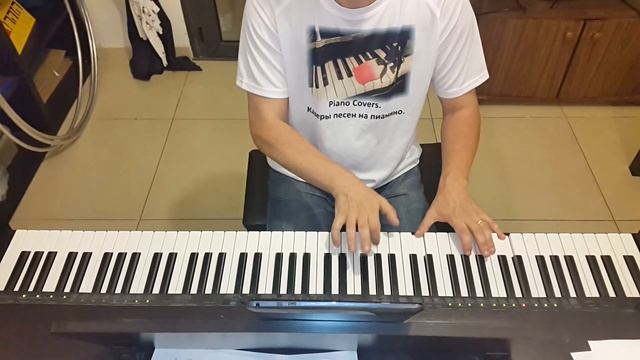 Оne Way Ticket Eruption Синий иней пианино кавер piano cover смотреть онлайн