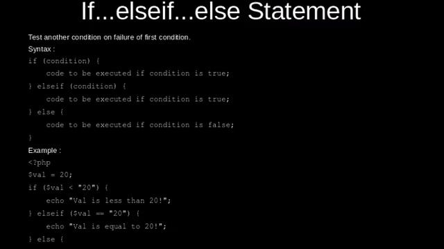 Constants, Operators, Conditional Statements and Loops in PHP смотреть онлайн