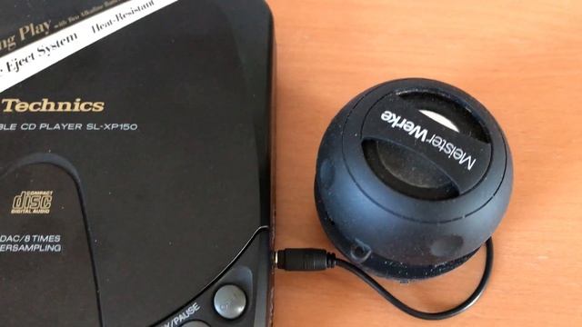 Technics portable CD player SL-XP 150 смотреть онлайн