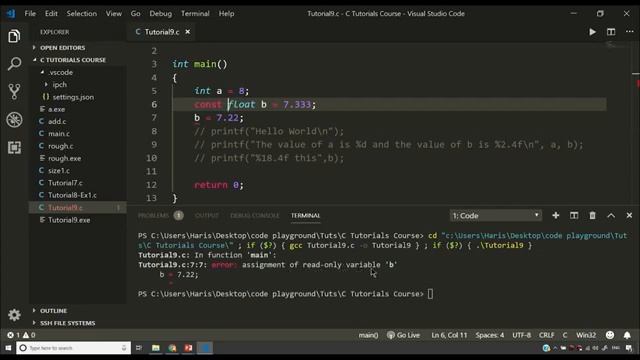 C Format Specifiers and Escape Sequences With Examples C Tutorial In Hindi #6 смотреть онлайн