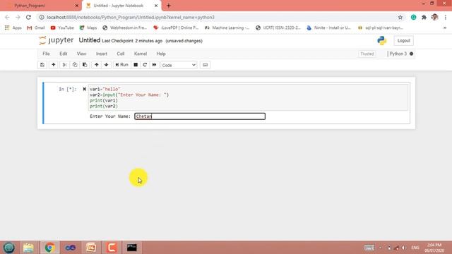Input function & Escape Characters in Python смотреть онлайн
