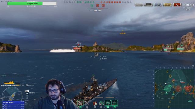 World of warships - Petropavlovsk 1 vs 12 смотреть онлайн