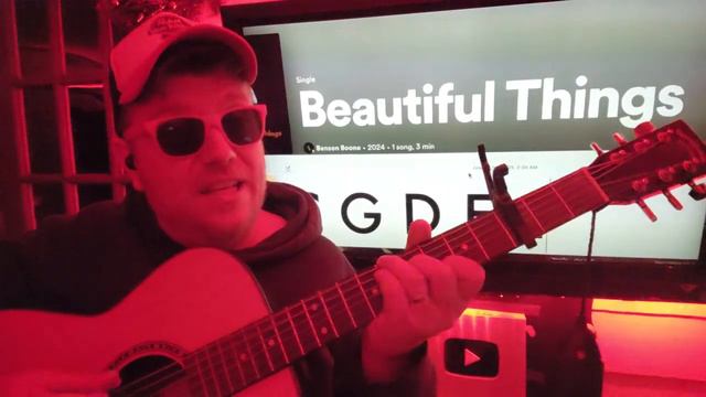 Beautiful Things - Benson Boone Guitar Tutorial (Beginner Lesson!) смотреть онлайн
