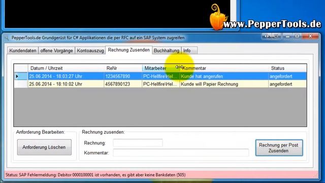 SAP RFC mit C# Source Code смотреть онлайн