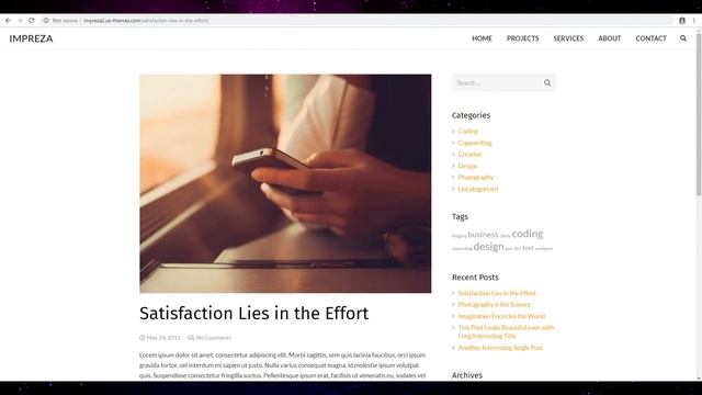 Impreza – Multi-Purpose WordPress Theme смотреть онлайн