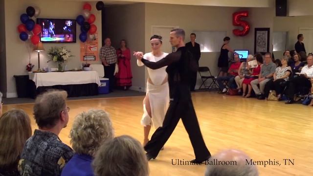 Rumba Dance Performance at Ultimate Ballroom Dance Studio in Memphis TN смотреть онлайн