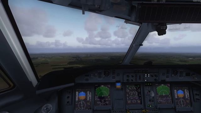 [P3D] OS709 | DH8D | ILS Approach RWY 24 @ LKPR, Prague Ruzyne