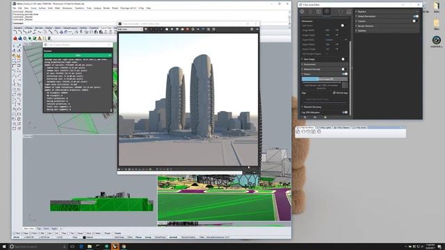 V-Ray 3 for Rhinoceros DR Swarm quick overview смотреть онлайн