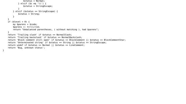 Perl parsing code смотреть онлайн