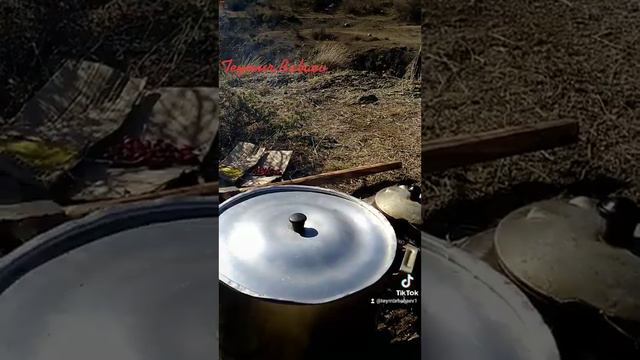 Обалденный чабанский Шурпа . обед по среди гор южного Дагестана. Видом на Хрюгский лес. смотреть онлайн